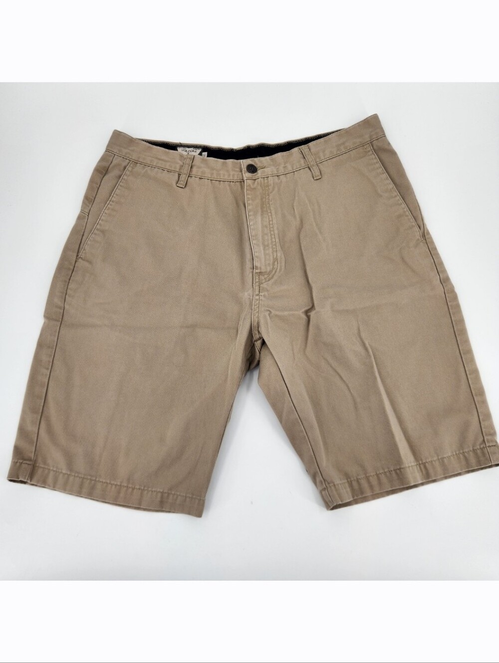 Volcom Modern Stretch Chino Shorts Mens Size 36 Khaki